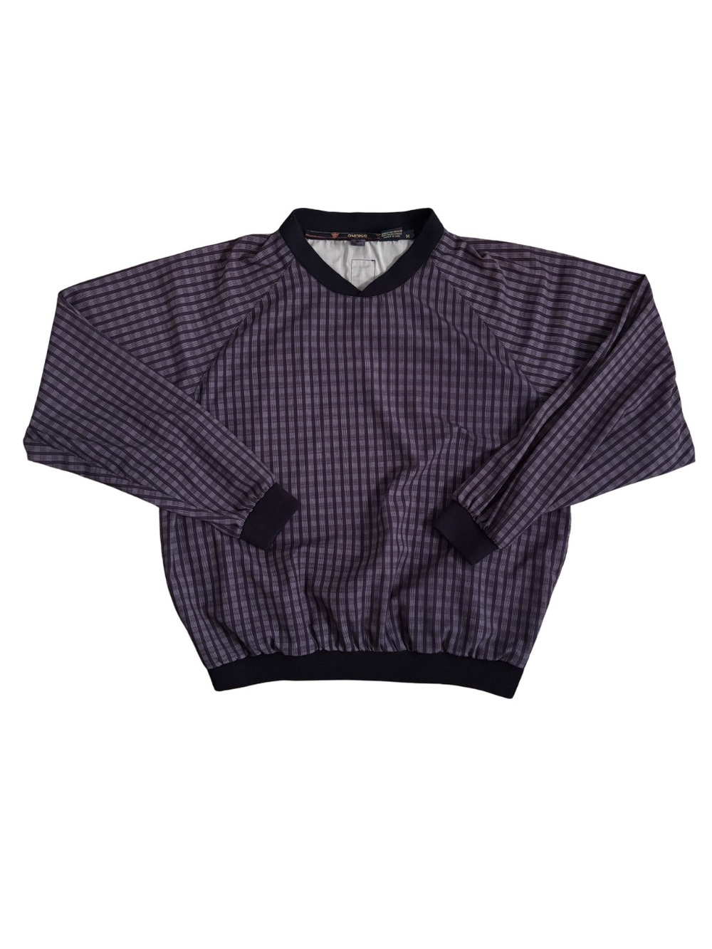 Sunice Purple/Grey Checkered Nylon Sweater